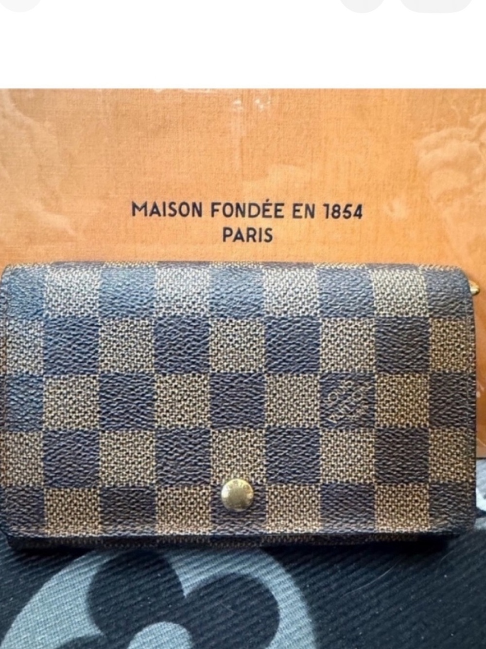 🤎🤎Louis Vuitton Damier Ebene Brown Wallet🤎🤎